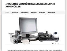 Tablet Screenshot of industrie-videotechnik.eu